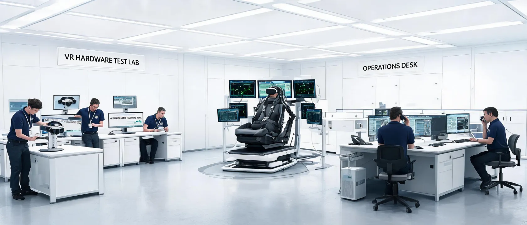 VR lab and support team